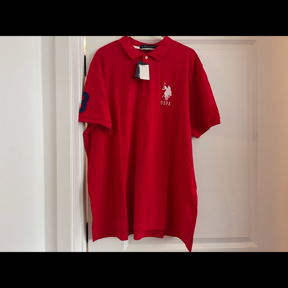 US Polo Assn Red, Men’s Polo